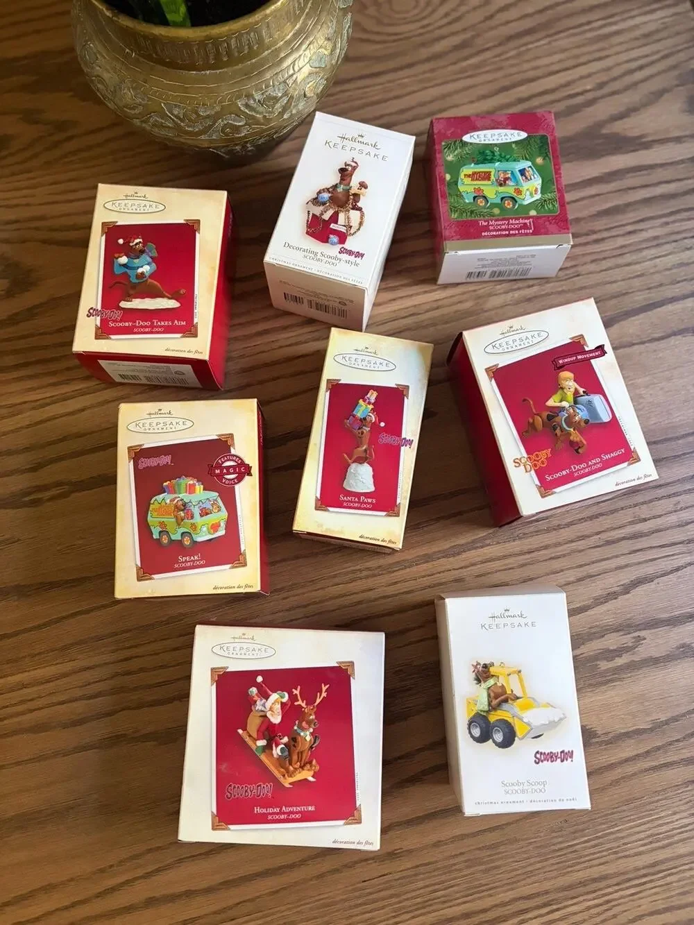 Vintage Hallmark Keepsake Scooby-Doo & Shaggy Christmas Ornaments Lot Of 8 NIB